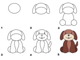 Схемы рисования животных для 1 класса, слайд 1