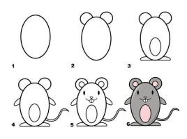 Схемы рисования животных для 1 класса, слайд 2