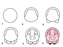 Схемы рисования животных для 1 класса, слайд 7