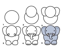 Схемы рисования животных для 1 класса, слайд 9
