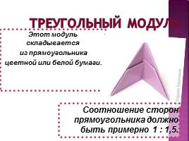 Мастер класс "Цветы нарцисы" модульное оригами, слайд 3