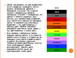 Психология цвета, слайд 6