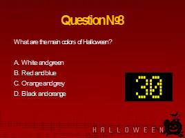 Тест «Halloween» What do we know about it?, слайд 10