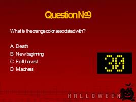 Тест «Halloween» What do we know about it?, слайд 11