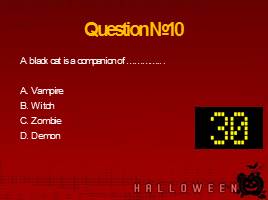 Тест «Halloween» What do we know about it?, слайд 12