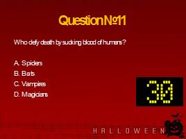 Тест «Halloween» What do we know about it?, слайд 13