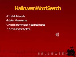 Тест «Halloween» What do we know about it?, слайд 23