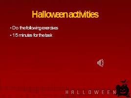 Тест «Halloween» What do we know about it?, слайд 29
