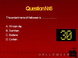 Тест «Halloween» What do we know about it?, слайд 8