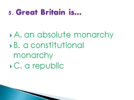 Викторина о Британии, слайд 6