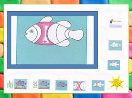 Пластилиновая живопись «Рыбка в аквариуме», слайд 10