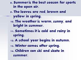 Seasons - Holidays, слайд 7