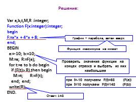 Анализ программы с подпрограммами, слайд 10