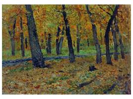 Осень в живописи Левитана, слайд 13