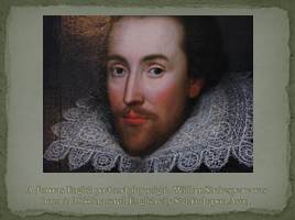 Краткая биография Шекспира на английском, слайд 1
