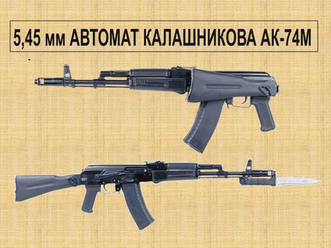 Презентация Автомат Калашникова АК-74м