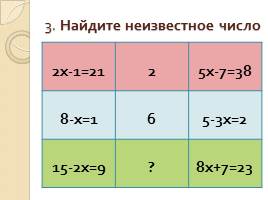 Математические ребусы «Уравнения с одной переменной» для 7 класса, слайд 4