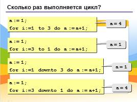 Программирование на языке Паскаль - Циклы, слайд 11