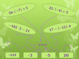 Арифметические действия с рациональными числами, слайд 12