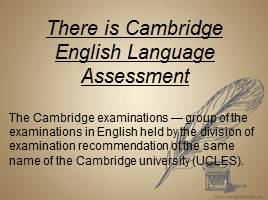 Cambridge Exams, слайд 2