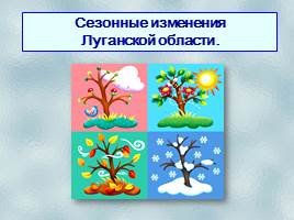 Сезонные изменения в природе родного края в Донбассе, слайд 2