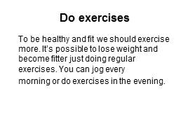 How to keep fit, слайд 8