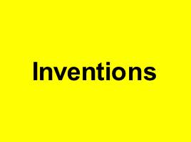 Презентация Введение лексических единиц по теме «Inventions»