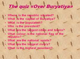 Buryatiya, слайд 9