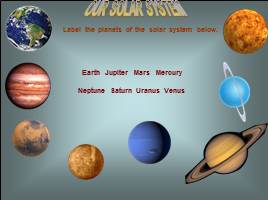Our solar system, слайд 5
