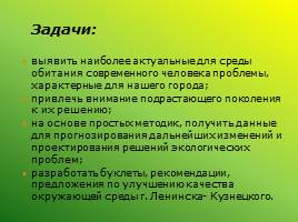 Экологическое состояние городской среды: проблемы и перспективы (Ленинск-Кузнецкий район), слайд 8