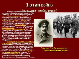 Гражданская война в России 1918-1922 г.г, слайд 37