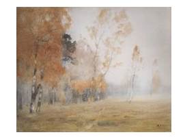 Осень в живописи Левитана, слайд 8