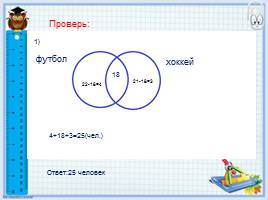 Решение задач с помощью кругов Эйлера, слайд 34