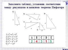 Решение задач по теме «Теорема Пифагора», слайд 3