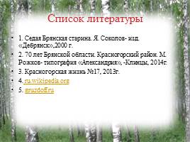 Исследование природных зон Красногорского района Брянской области, слайд 11