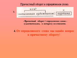 Знакомство с понятием «Причастный оборот» - Выделение причастного оборота запятыми, слайд 12