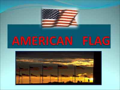 Презентация American flag